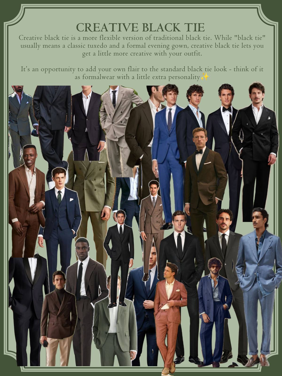 Creative Black Tie — Ladies